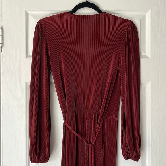Zara Pleated Wrap Dress - Size S - NWT - Picture 8 of 13
